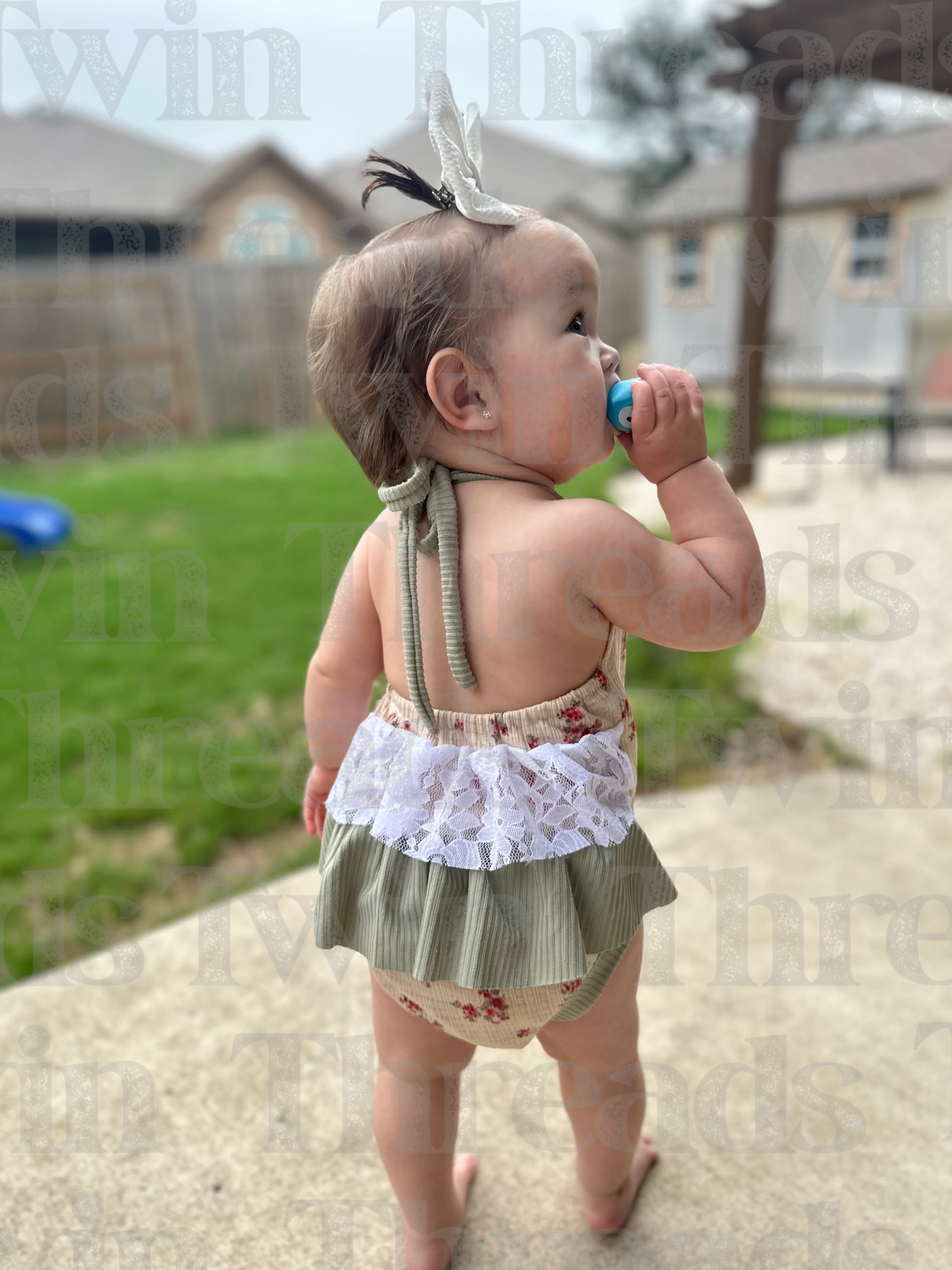 Ruffle Bottom Romper